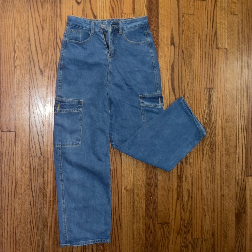 high waisted jeans